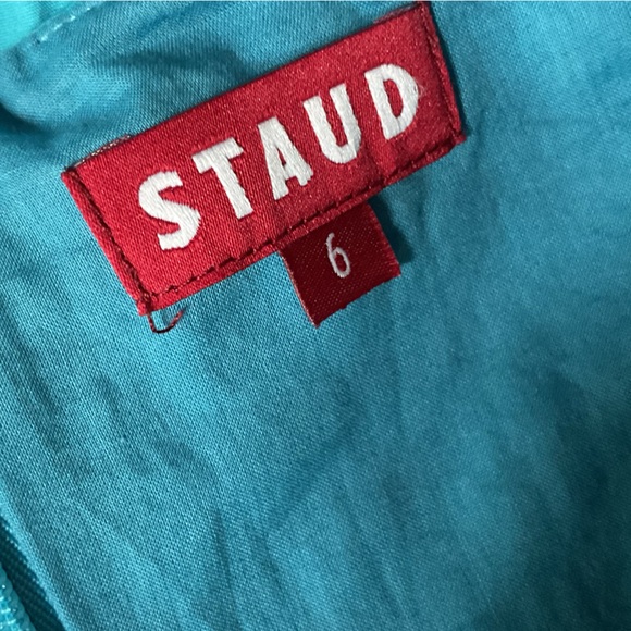 Staud Elio Bright Blue Dress 6 - Picture 5 of 8